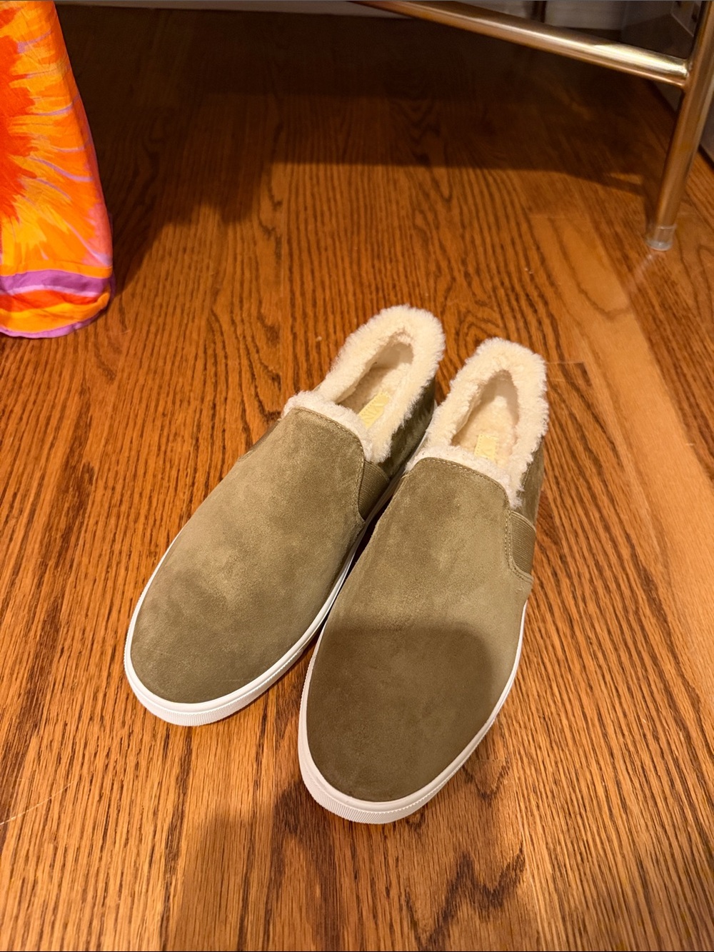 Blair Suede & Shearling Slip-On sneakers